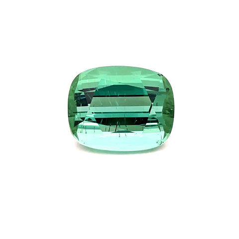 4.94cts Natural Green Tourmaline Gemstone - Cushion Shape - 26251RGT