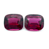 28.67cts Natural Purplish Red Rhodolite Garnet Gemstone Pair - Cushion Cut - 26253RGT