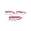 15.04cts Natural Pink Morganite Gemstone - 3Pcs Set Pair - Pear Shape - 26259RGT