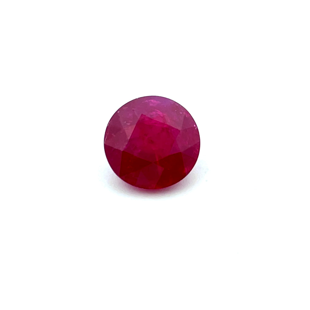 2.06cts Bellerophon Natural UnHeated Red Ruby - Round Shape - 26260RGT