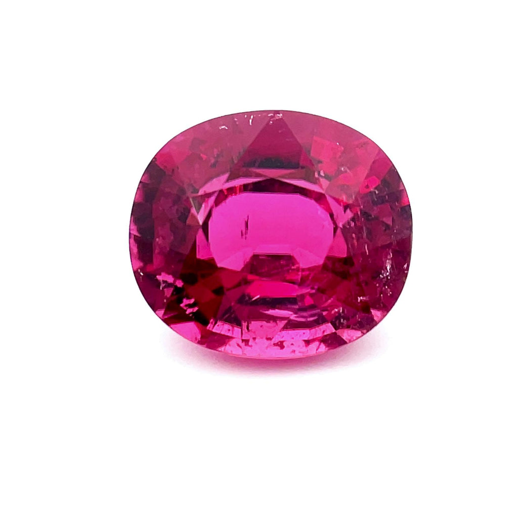 10.53cts Natural Rubellite Tourmaline Gemstone - Oval Shape - 26273RAS