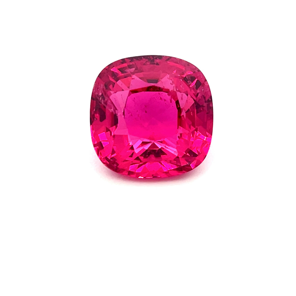 6.21cts Natural Vivid Pinkish Red Mahenge Gemstone - Square Cushion Shape - 26279RGT