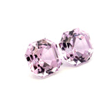 11.68cts Natural Pink Kunzite Gemstone Pair - Square Octagon Shape - 26287RGT
