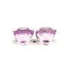 11.68cts Natural Pink Kunzite Gemstone Pair - Square Octagon Shape - 26287RGT
