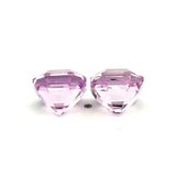 11.68cts Natural Pink Kunzite Gemstone Pair - Square Octagon Shape - 26287RGT
