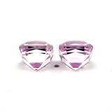 15.49cts Natural Pink Kunzite Gemstone Pair - Square Octagon Shape - 26289RGT