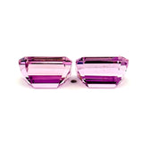 16.33cts Natural Pink Kunzite Gemstone Pair - Octagon Shape - 26290RGT