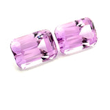 17.71cts Natural Pink Kunzite Gemstone Pair - Octagon Shape - 26291RGT