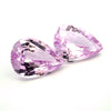 38.60cts Natural Pink Kunzite Gemstone Pair - Pear Shape - 26295RGT