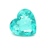 9.03cts GIA Natural Greenish Blue Paraiba Tourmaline Gemstone - Heart Shape - 26302RGT