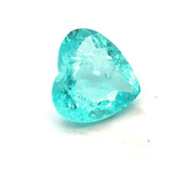 9.03cts GIA Natural Greenish Blue Paraiba Tourmaline Gemstone - Heart Shape - 26302RGT