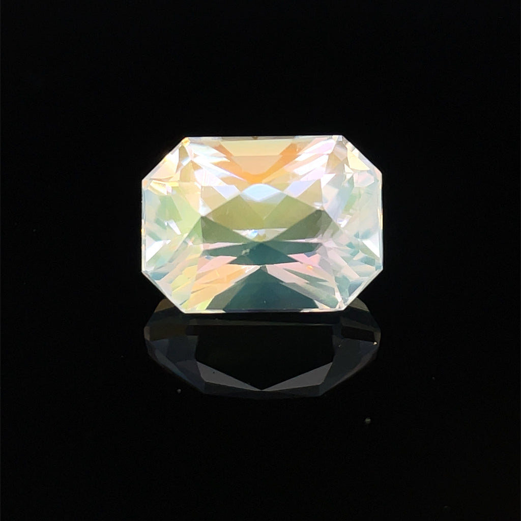 5.62cts Natural Rainbow Moonstone Gemstone - Octagon Shape - 26319RGT