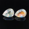 7.52cts Natural Rainbow Moonstone Gemstone Pair - Pear Shape - 26343RGT