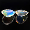 8.55cts Natural Rainbow Moonstone Gemstone Pair - Pear Shape - 26345RGT