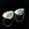 8.55cts Natural Rainbow Moonstone Gemstone Pair - Pear Shape - 26345RGT
