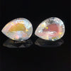 8.59cts Natural Rainbow Moonstone Gemstone Pair - Pear Shape - 26346RGT