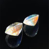 8.94cts Natural Rainbow Moonstone Gemstone Pair - Pear Shape - 26347RGT