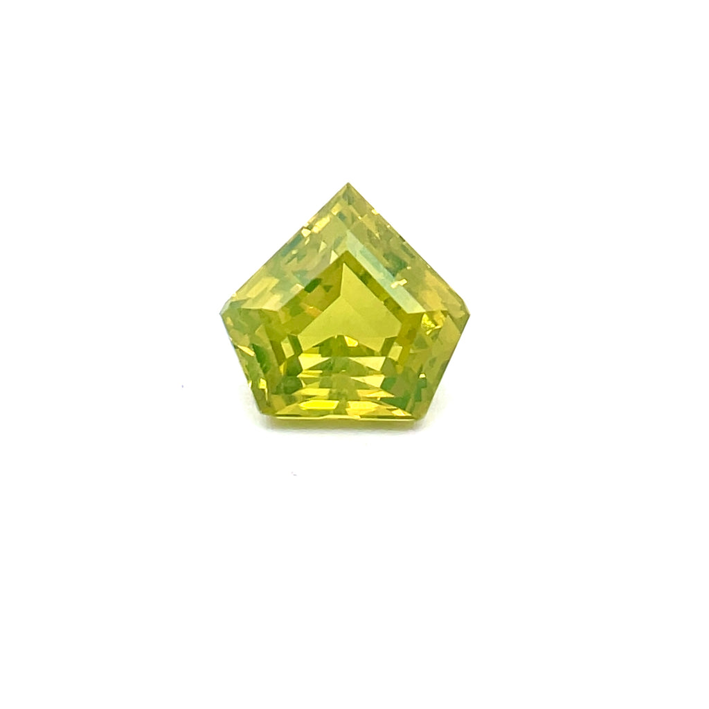 3.62 cts Natural Gemstone Yellow Chrysoberyl - Shield Shape - 26523RGT