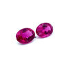 7.92cts Natural Rubellite Tourmaline Gemstone Pair - Oval Shape - 26540RGT
