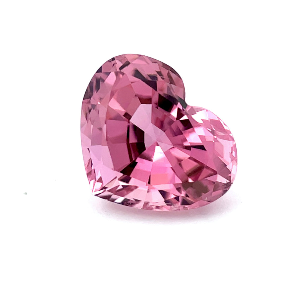9.74cts Natural Pink Tourmaline Gemstone - Heart Shape - 26541RGT