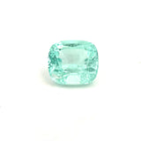 3.48cts Bellerophon Natural Bluish Green Emerald from Nigeria - Cushiom Shape - 26550RGT