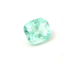 3.48cts Bellerophon Natural Bluish Green Emerald from Nigeria - Cushiom Shape - 26550RGT