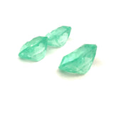 34.16cts Bellerophon Natural Bluish Green Emerald from Nigeria Pair - 3Pcs Set Pair - Cushion Shape - 26555RGT