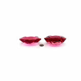 2.22cts Natural Pink Tourmaline Gemstone Pair - Oval Shape - 26558RGT