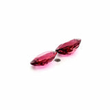 2.22cts Natural Pink Tourmaline Gemstone Pair - Oval Shape - 26558RGT