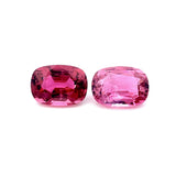 2.66cts Natural Pink Tourmaline Gemstone Pair - Cushion Shape - 26559RGT