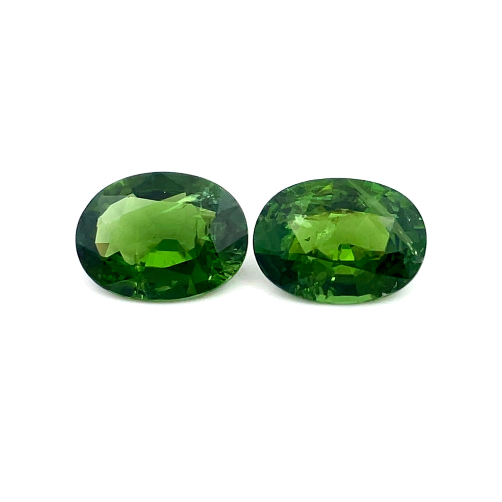 2.71cts Natural Chrome Tourmaline Gemstone Pair - Oval Shape - 26567RGT