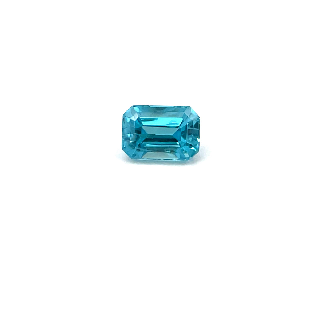 1.67cts Natural Blue Zircon Gemstone - Octagon Shape - 26595RGT