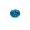 4.34cts Natural Blue Zircon Gemstone - Oval Shape - 26596RGT