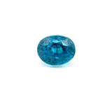 4.34cts Natural Blue Zircon Gemstone - Oval Shape - 26596RGT