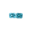 2.87cts Natural Blue Zircon Gemstone Pair - Octagon Shape - 26597RGT