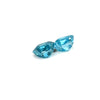 2.87cts Natural Blue Zircon Gemstone Pair - Octagon Shape - 26597RGT