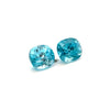 4.72cts Natural Blue Zircon Gemstone Pair - Cushion Shape - 26598RGT
