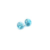 1.03cts Natural Blue Zircon Gemstone Pair - Round Shape - 26600RGT