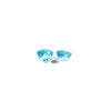 1.03cts Natural Blue Zircon Gemstone Pair - Round Shape - 26600RGT