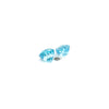 1.03cts Natural Blue Zircon Gemstone Pair - Round Shape - 26600RGT