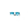 1.60cts Natural Blue Zircon Gemstone Pair - Round Shape - 26603RGT