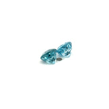 1.63cts Natural Blue Zircon Gemstone Pair - Round Shape - 26604RGT