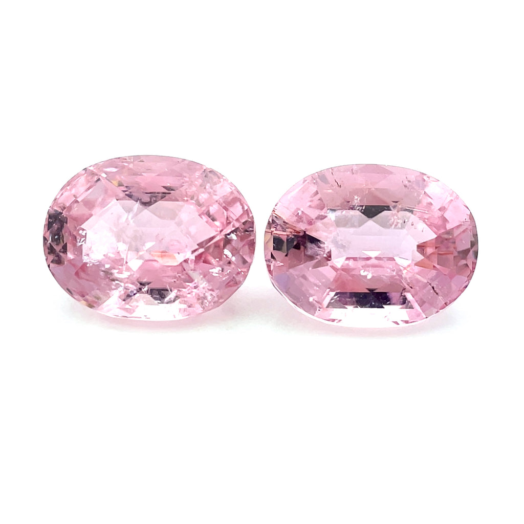16.29cts Natural Pink Tourmaline Gemstone Pair - Oval Shape - 26631RGT