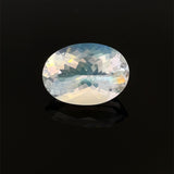 4.57cts Natural Rainbow Moonstone Gemstone - Oval Shape - 26687RGT
