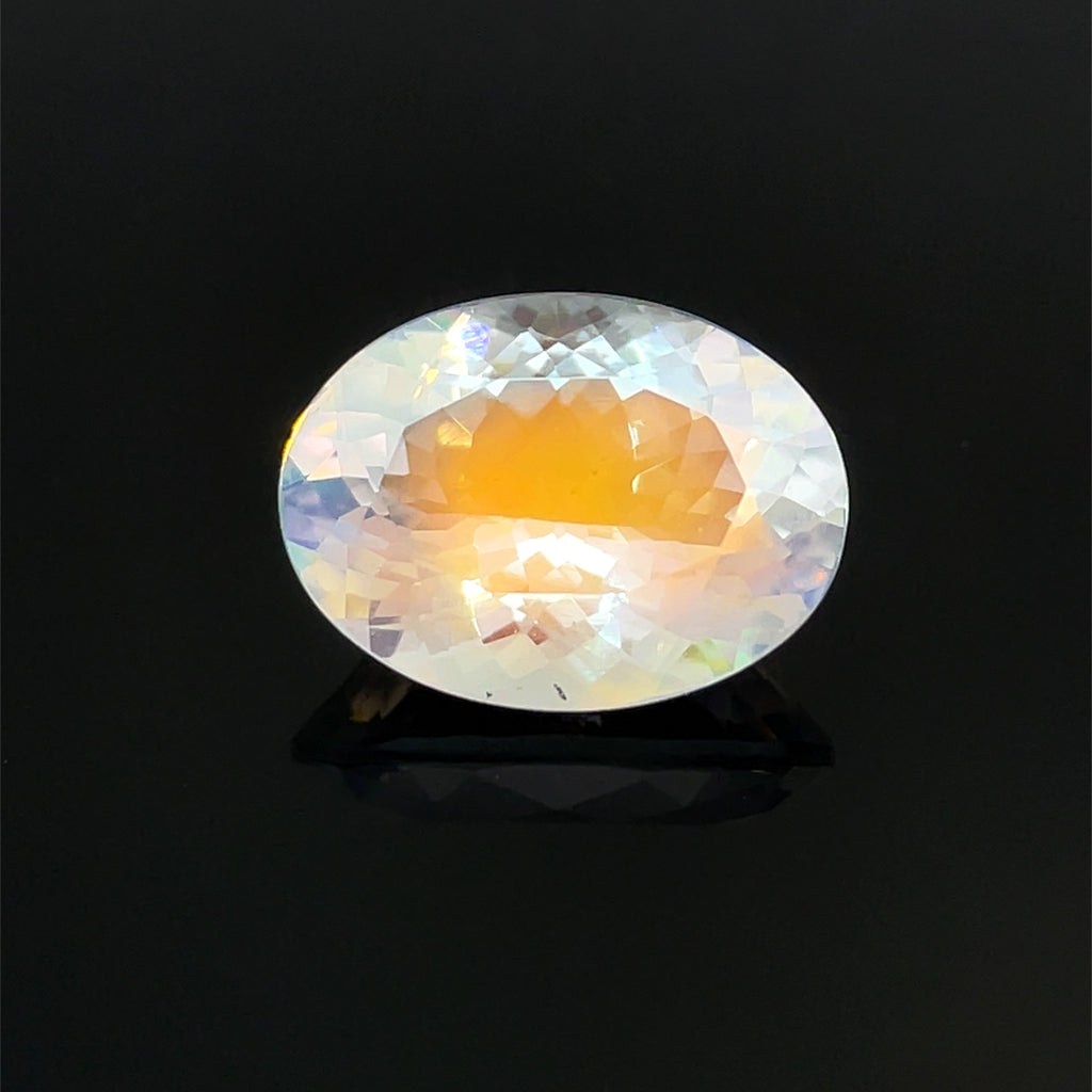 4.99cts Natural Rainbow Moonstone Gemstone - Oval Shape - 26688RGT