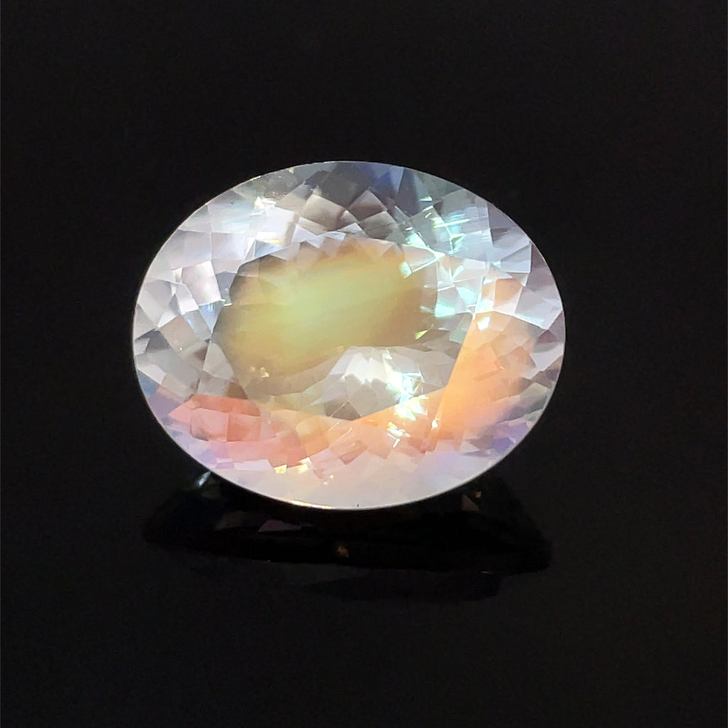 7.25cts Natural Rainbow Moonstone Gemstone - Oval Shape - 26689RGT