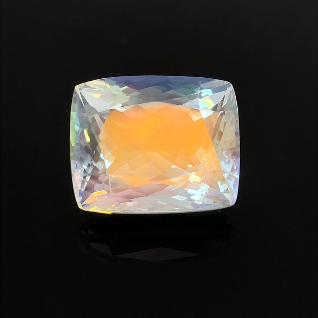 8.76cts Natural Rainbow Moonstone Gemstone - Cushion Shape - 26690RGT