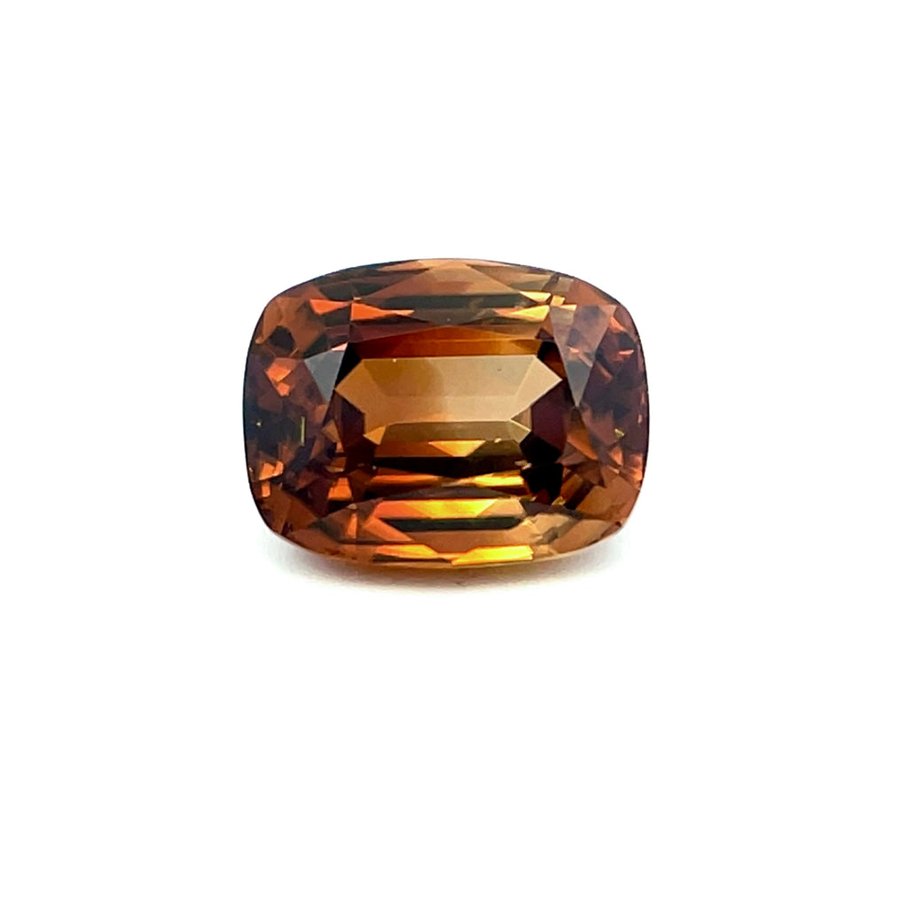 6.28cts Natural Bi-Color Yellow Zircon Gemstone - Cushion Shape - 26769RGT