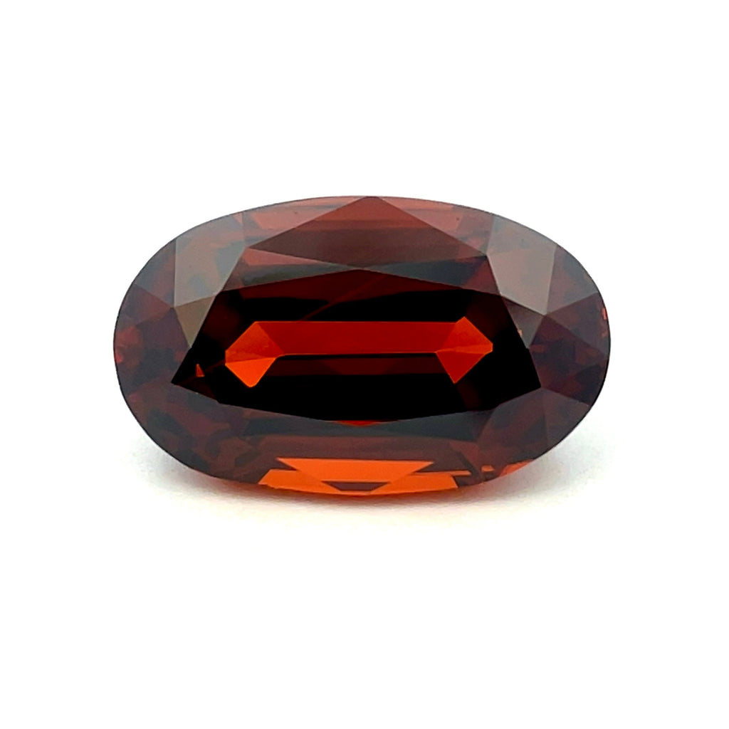 13.57cts Natural Brownish Orange Zircon Gemstone - Oval Shape - 26778RGT