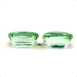 9.94cts Natural Green Tourmaline Gemstone Pair - Cushion Shape - 26847RGT